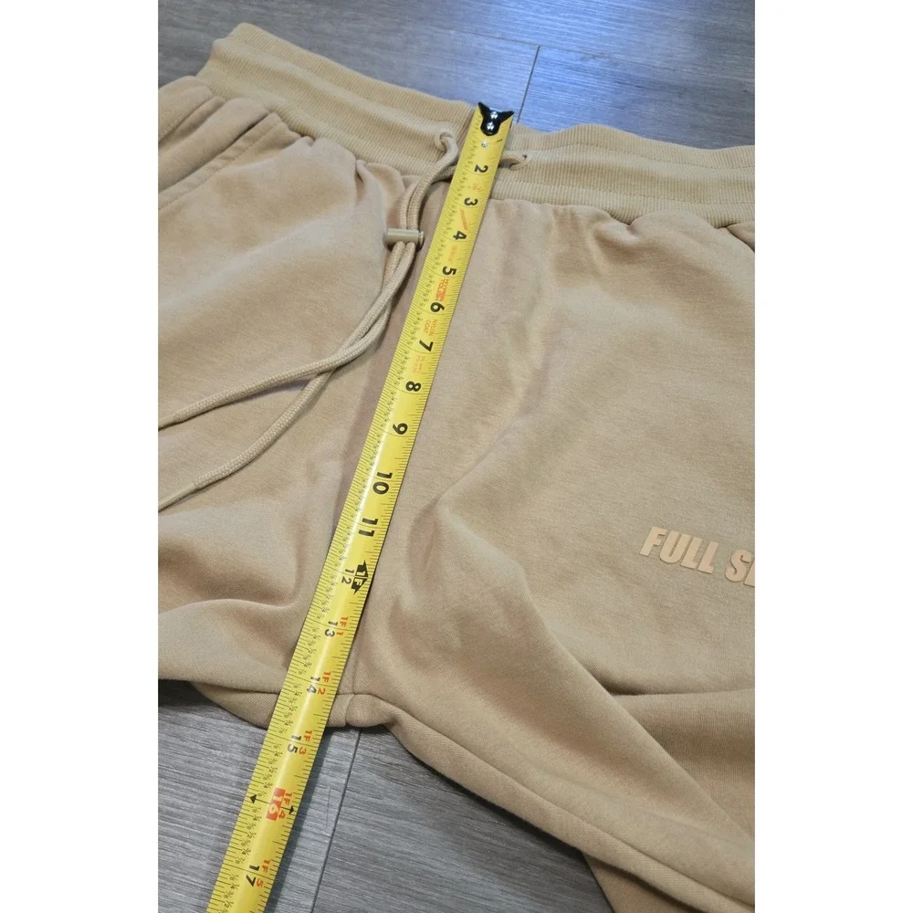Nelk Boys Full Send Tan Super Soft Sweatpants Joggers Men's Size Large - Picture 11 of 13
